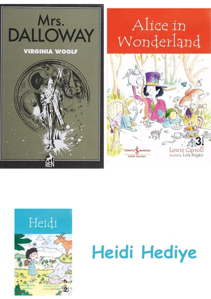 Mrs. Dalloway + Alice In Wonderland + Heidi