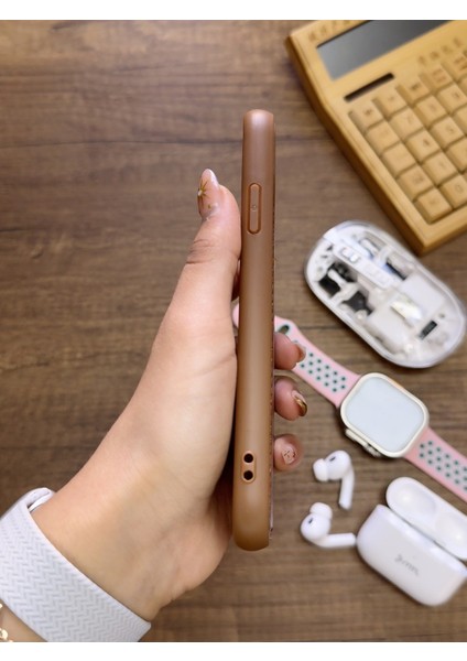 Iphone 12 Pro Max Uyumlu Premium Deri Dokulu Darbelere Karşı Dayanıklı Nazal Silikon Kılıf fiyatları