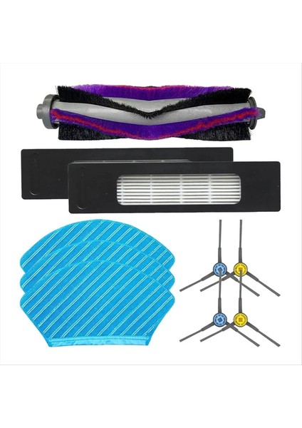 Eureka NER700 Parçaları Aksesuarları Ana Fırça Yan Fırça Filtre Bez Seti Elektrikli Süpürgeler Ev Robot Aksesuarları Için (Yurt Dışından)