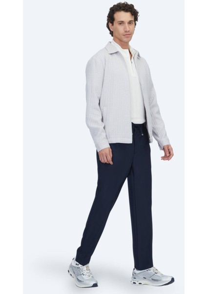 Gri Regular Fit Dokuma Overshırt