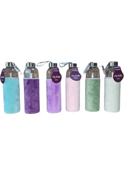 Peluş Kılıflı Cam Matara 750 ml modelleri