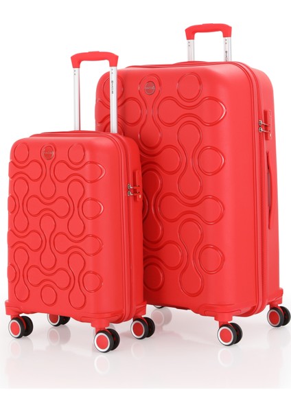 Polipropilen 2'li Valiz Seti Büyük & Kabin V376