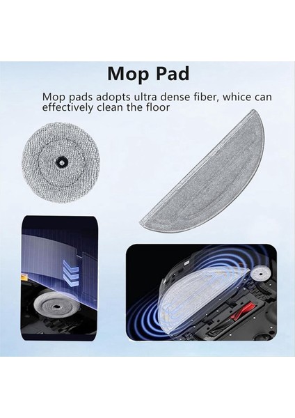 Roborock Saros 10 Elektrikli Süpürge Yedek Parça Ana Yan Fırça Paspas Bezi Toz Torbasının Değiştirilmesi (Yurt Dışından) modelleri