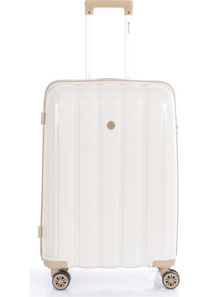 Polipropilen 3'lü Valiz Seti Büyük & Orta & Makyaj V305