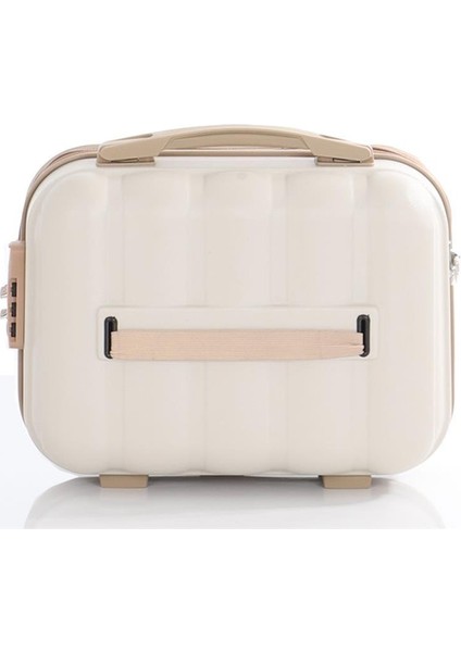 Polipropilen 3'lü Valiz Seti Büyük & Orta & Makyaj V305