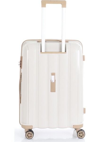 Polipropilen 3'lü Valiz Seti Büyük & Orta & Makyaj V305