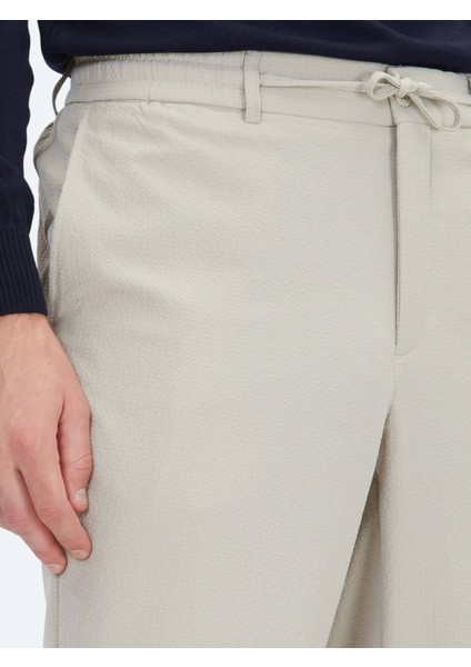 Bej Düz Dokuma Jogging Fit Casual Pantolon indirimleri