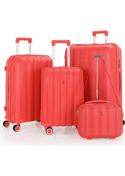 Polipropilen 4'lü Valiz Seti V305