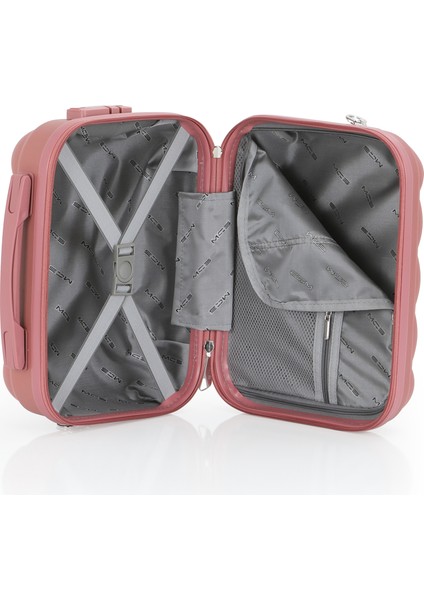 Polipropilen 3'lü Valiz Seti Orta & Kabin & Makyaj V305