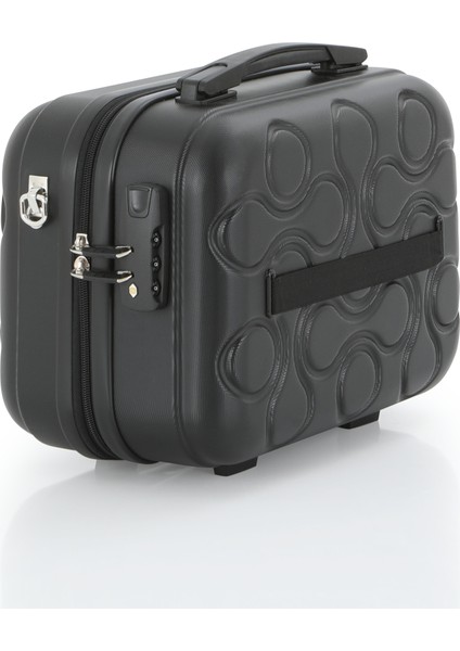 Polipropilen 3'lü Valiz Seti Büyük & Kabin & Makyaj V376