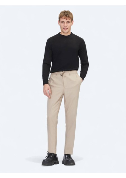 Vizon Düz Dokuma Jogging Fit Casual Pantolon fiyatları