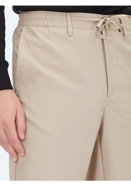 Vizon Düz Dokuma Jogging Fit Casual Pantolon indirimleri