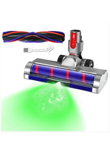 LED Yeşil Işık Kafası Yedek Parçalar Dyson V7 V8 V10 V11 V15 Akülü Elektrikli Süpürge Hızlı Bırakma Ekleri (Yurt Dışından)