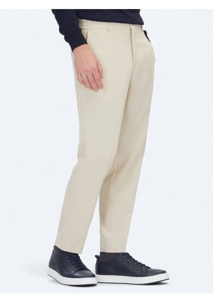 Bej Dokuma Jogging Fit Casual Pantolon fırsatları