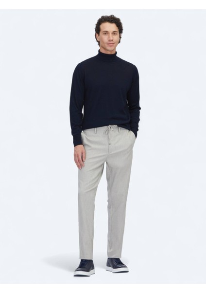 Koyu Bej Düz Dokuma Jogging Fit Casual Pantolon fiyatları