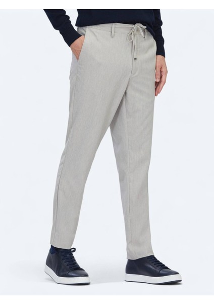 Koyu Bej Düz Dokuma Jogging Fit Casual Pantolon fırsatları