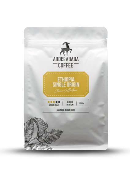 Etiyopya Single Origin 1000 Gr. Filtre Kahve
