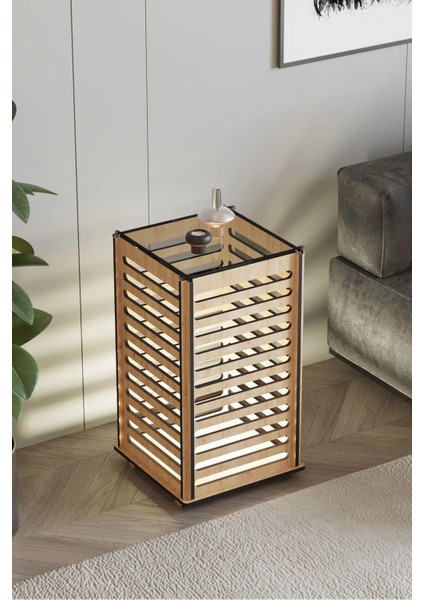 Solis Sehpa Lambader Meşe