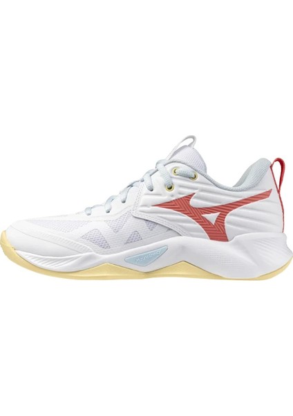 Wave Momentum Pro Kadın Voleybol Ayakkabısı Beyaz / Turuncu