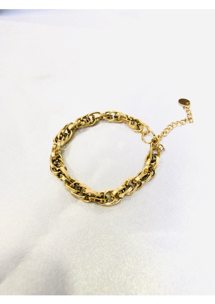 Gold Zincir Çelik Bileklik fırsatları