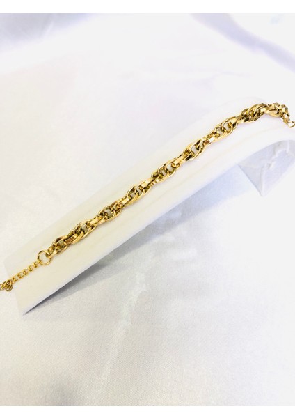 Gold Zincir Çelik Bileklik indirimleri