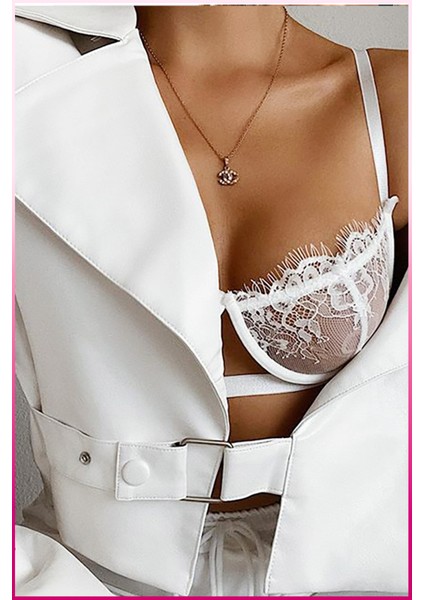 Romantik Fiyonk Detaylı Straplez Saten Mini Etek Takım modelleri