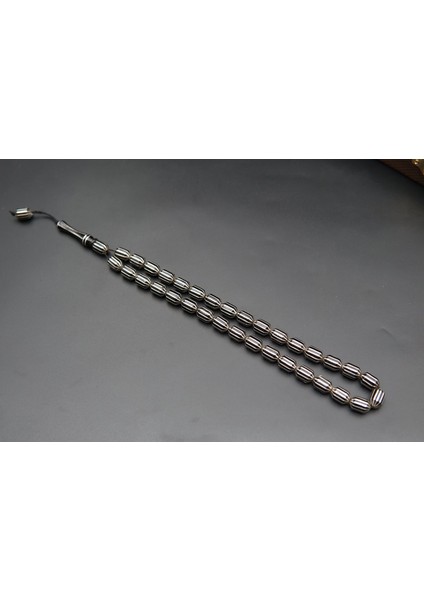 Siyah İnci Oltutaşı 12'li Uçlu Kapsül Oltu Taşı Tesbih ST000153 fırsatları