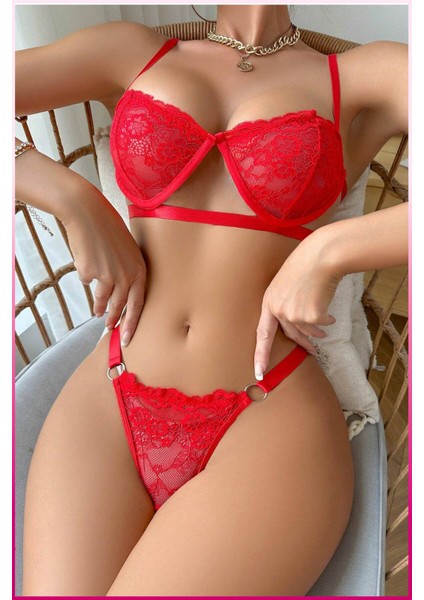 Romantik Fiyonk Detaylı Straplez Saten Mini Etek Takım indirimleri