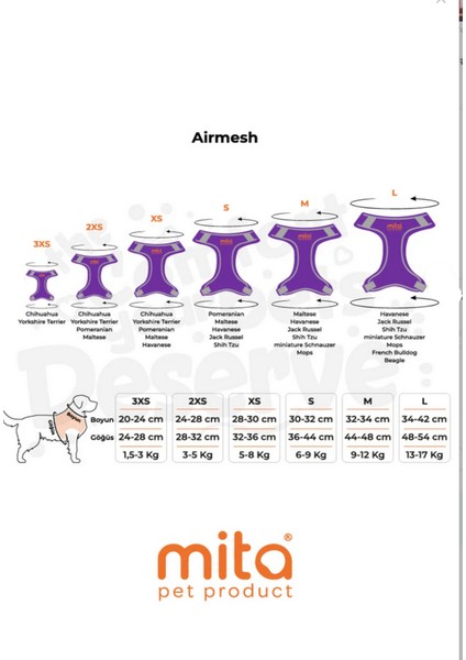 12’lı Set Air Mesh Antibakteriyel 2xs Gögüs Tasması Mor modelleri