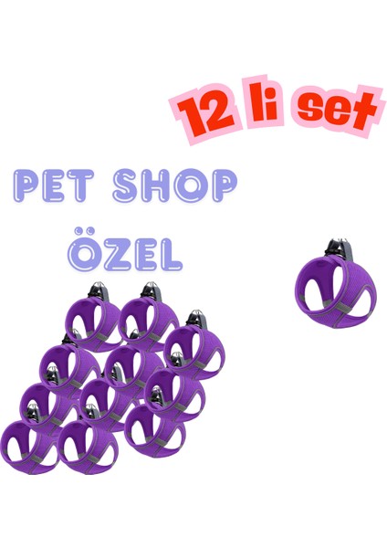 12’lı Set Air Mesh Antibakteriyel 2xs Gögüs Tasması Mor fırsatları