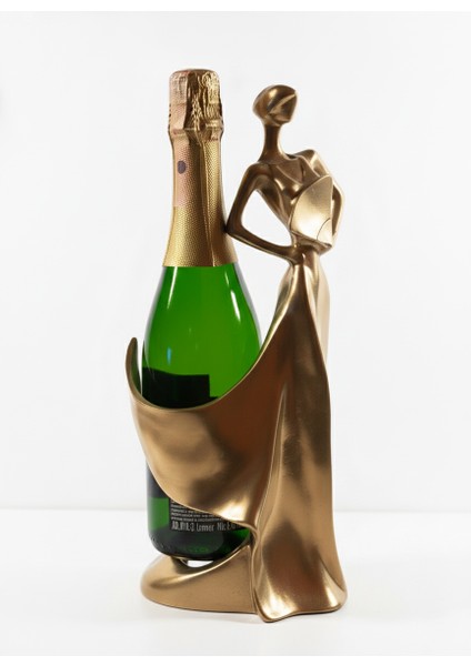 Şaraplık Zarif Kadın Flamenko Gold-Bronz modelleri