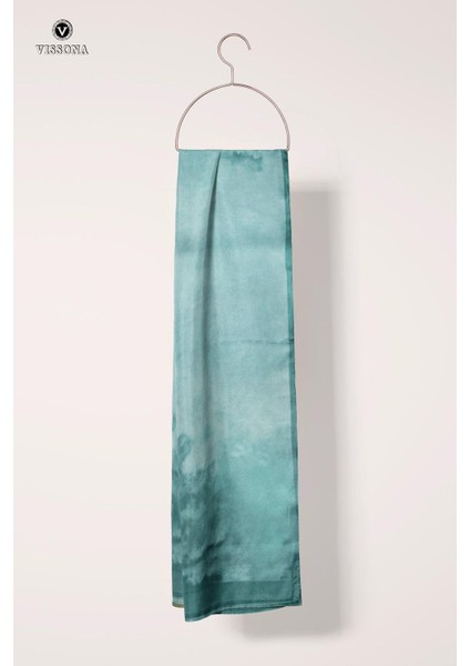 100% Silk Head Scarf for Women - 12"x27" / 30 * 170cm Hair Scarves Satin Head Scarf Bandanas Square Silk 8004