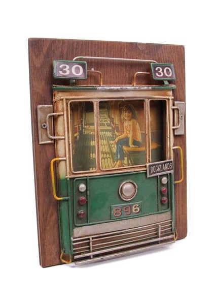 Dekoratif Metal Çerçeve Tramvay Dekorlu ( 25 Is ) fiyatları