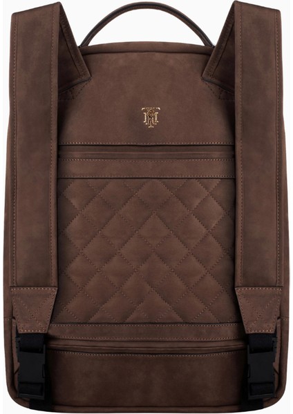 Nubuk Deri Sırt Çantası Kahverengi Premium Seyahat ve Laptop Çantası indirimleri