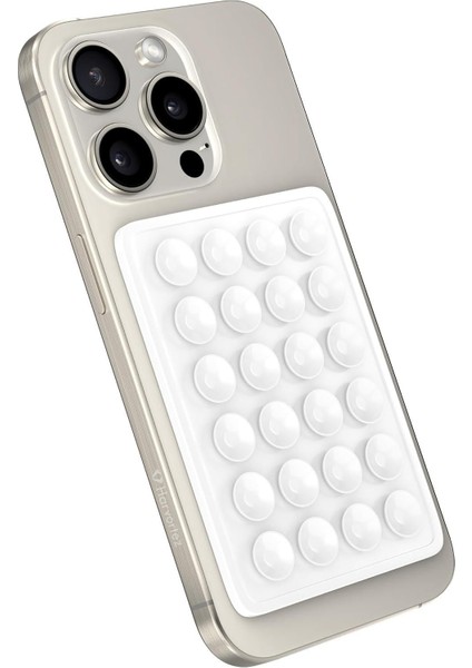 Silikon Vakumlu Telefon Tutucu, Cep Telefonu Için Silikon Yapışkanlı, Kaymaz Vantuz Telefon Tutucu