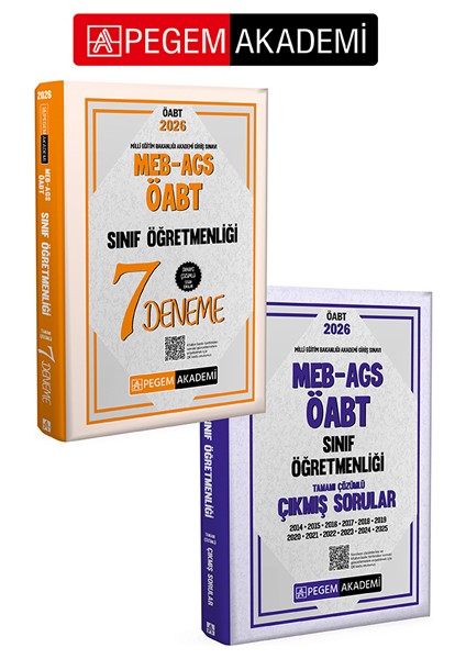 PEGEM AKADEMİ 2026 MEB AGS ÖABT Sınıf Öğretmenliği Tamamı Çözümlü