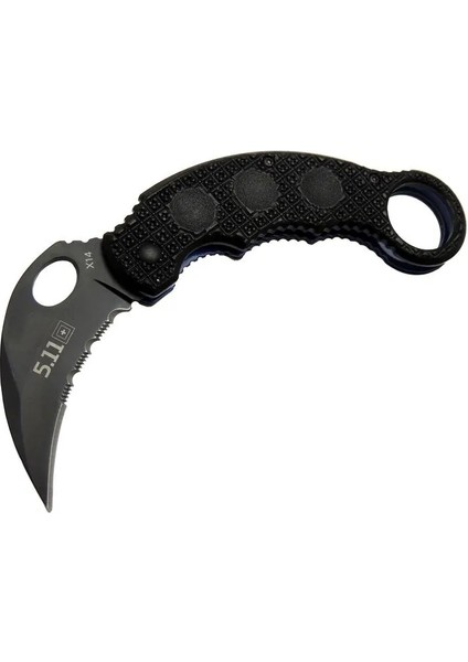 X14 5.11 Siyah Koleksiyon Çakı 16 cm - Plastik Sap