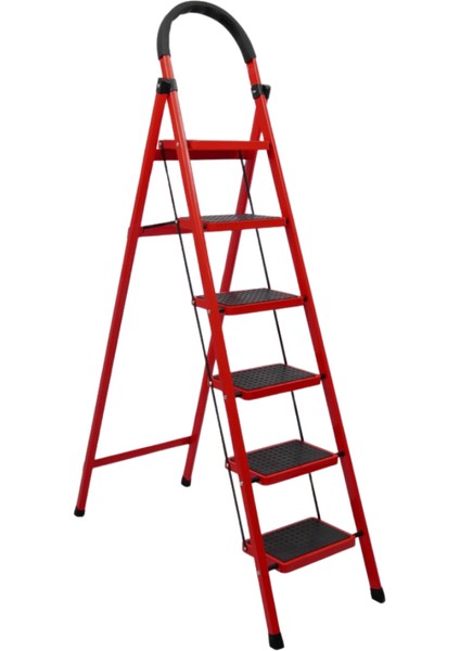 6 Basamaklı Metal Merdiven