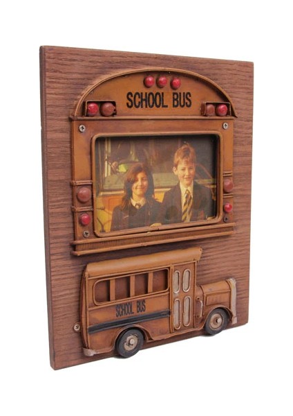Dekoratif Metal Çerçeve Okul Otobüsü Dekorlu ( 25 Is ) fırsatları