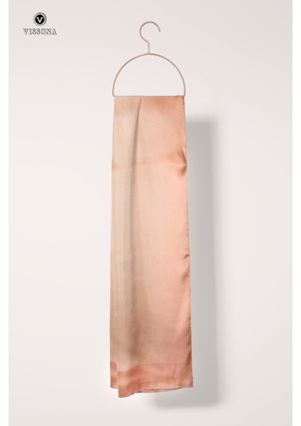 SATEN İPEK DEGRADELİ FULAR 30X170