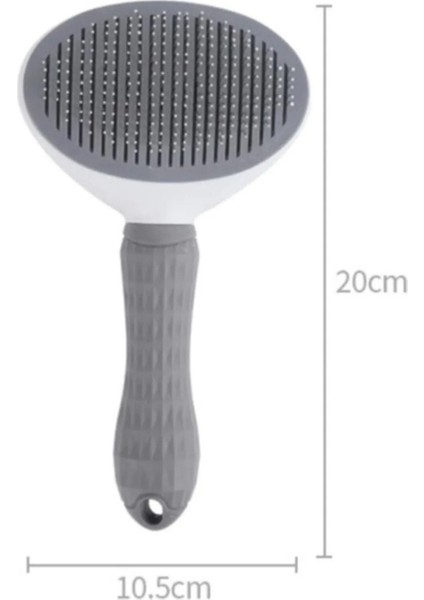 Otomatik Tuşlu Kedi Köpek Tüy Toplayıcı Tarak | Kendini Temizleyen Pet Fırçası