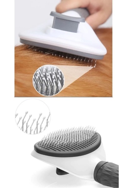 Otomatik Tuşlu Kedi Köpek Tüy Toplayıcı Tarak | Kendini Temizleyen Pet Fırçası modelleri