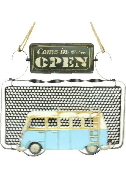 Dekoratif Metal Kapı Yazısı Minibüs Dekorlu ( 25 Is )