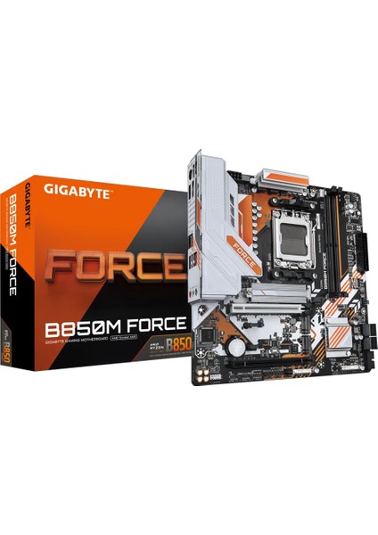 Gıgabyte B850M Force 9600MHZ(OC) Ddr5 Soket Am5 M.2 HDMI Dp Matx Anakart