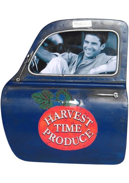 Dekoratif Metal Çerçeve Araba Kapısı Temalı ( 35 Is )