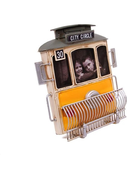 Dekoratif Metal Çerçeve Tramvay Temalı ( 25 Is ) fiyatları