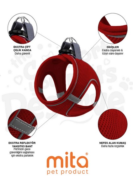 12’lı Set Air Mesh Antibakteriyel 3xs Gögüs Tasması Kırmızı fiyatları