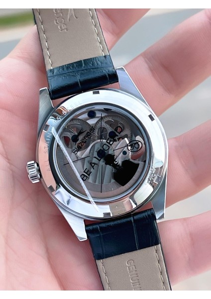 Otomatik Seri Mehtap ve Güneş Kadranlı Italyan Bileklik Hediyeli Erkek Kol Saat ESL.2559.1 fırsatları