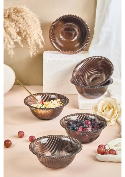 Jest 6 Parça Cam Salata/çorba/çerez Cam Kasesi Seti modelleri