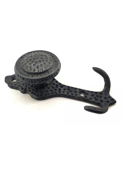 Antika Tarz Dekoratif Pirinç Portmanto Askı - 115X51 Mm, Oksit